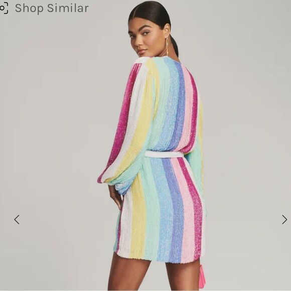 Retrofete Gabrielle Robe Dress in Unicorn Revolve Large - Picture 6 of 15